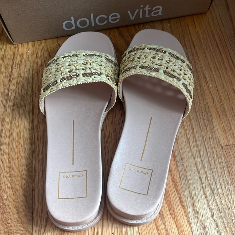 New in box: Dolce Vita Gwen slides, size 7.5